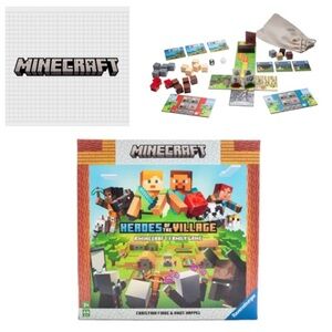 NEW!  Ravensburger Minecraft: Heroes of the Village Family Game